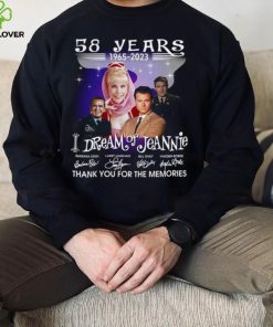 I Dream of Jeannie 58 years thank you for the memories signatures shirt