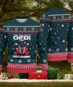 I Find Your Lack Of Cheer Disturbing Sith Darth Vader Christmas Star Wars Funny Ugly Sweater