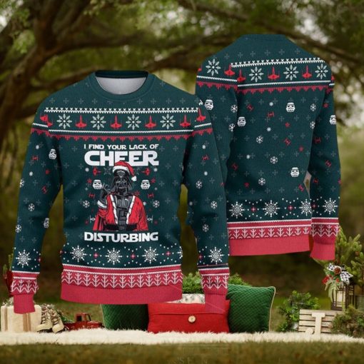 I Find Your Lack Of Cheer Disturbing Ugly Christmas Sweater