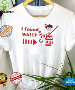 I Found Wally Red and White Striped Shirt