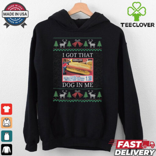 I Got That Dog in Me Ugly Christmas Sweater   Costco Kirkland Signature Holiday Party Shirt