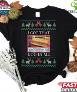 I Got That Dog in Me Ugly Christmas Sweater Costco Kirkland Signature Holiday Party Shirt