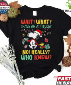 I HAVE AN ATTITUDE CHRISTMAS Unisex T Shirt