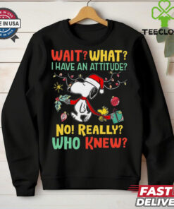 I HAVE AN ATTITUDE CHRISTMAS Unisex T Shirt