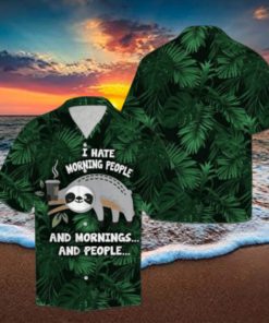 I Hate Morning People Hawaiian Shirt