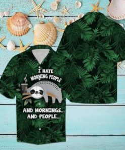 I Hate Morning People Hawaiian Shirt