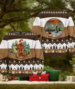 I Hate People Bear Beer Brown Ugly Sweater For Christmas