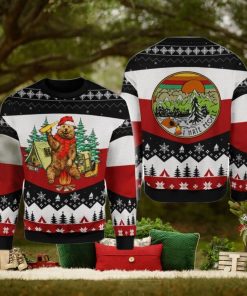 I Hate People Bear Beer Ugly Sweater For Christmas