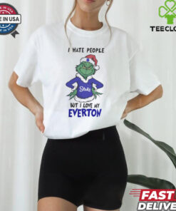 I Hate People But I Love My Everton Grinch Merry Christmas Shirt