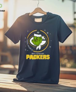 I Hate People But I Love My Green Bay Packers Grinch Shirt