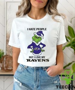 I Hate People But I Love My Ravens T Shirt