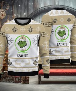 I Hate People But I Love New Orleans Saints New Knitted Christmas Sweater Gift For Men Women