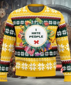 I Hate People Parody Ugly Christmas Sweater Unique Gift For Men And Women