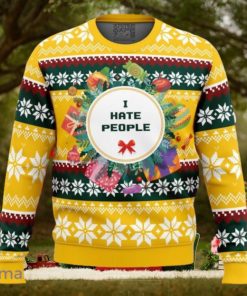 I Hate People Parody Ugly Christmas Sweater Unique Gift For Men And Women