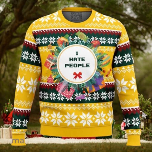 I Hate People Parody Ugly Christmas Sweater Unique Gift For Men And Women