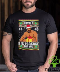 I Have A Big Package For You Barry Wood Meme Ugly Christmas Shirt