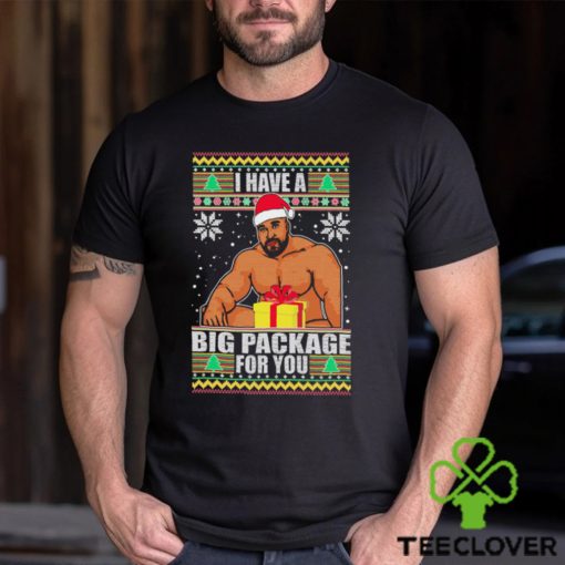 I Have A Big Package For You Barry Wood Meme Ugly Christmas Shirt