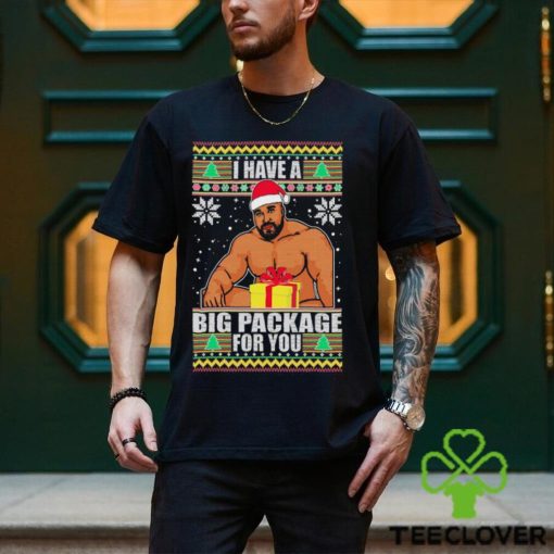 I Have A Big Package For You Barry Wood Meme Ugly Christmas Shirt