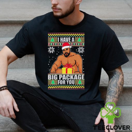 I Have A Big Package For You Barry Wood Meme Ugly Christmas Shirt