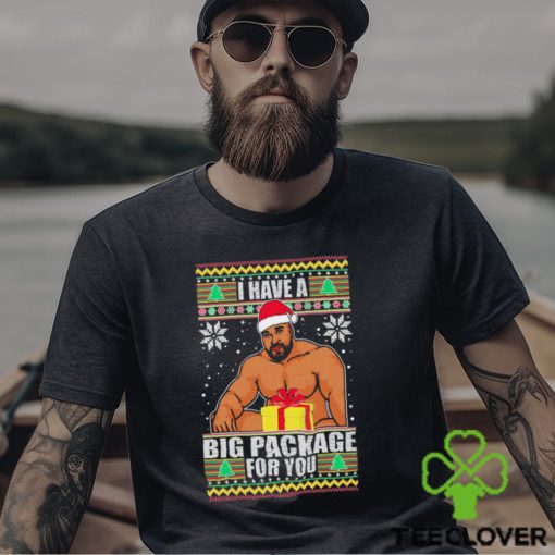 I Have A Big Package For You Barry Wood Meme Ugly Christmas Shirt