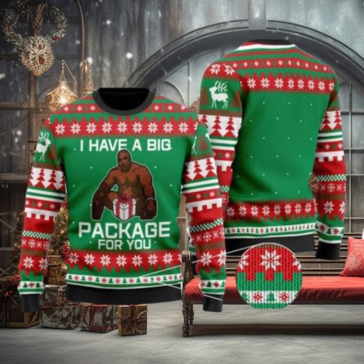 I Have A Big Package For You Ugly Christmas Sweater