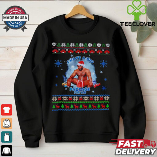 I Have a Big Package Meme Wood christmas shirt