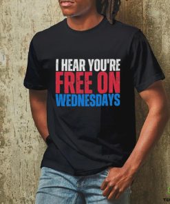 I Hear You’re Free On Wednesdays 2024 Election Funny Trump Biden T Shirt