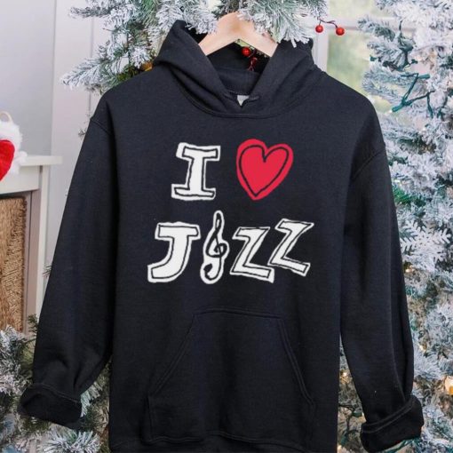I Heart Jazz Tee Ethically Made T Shirt