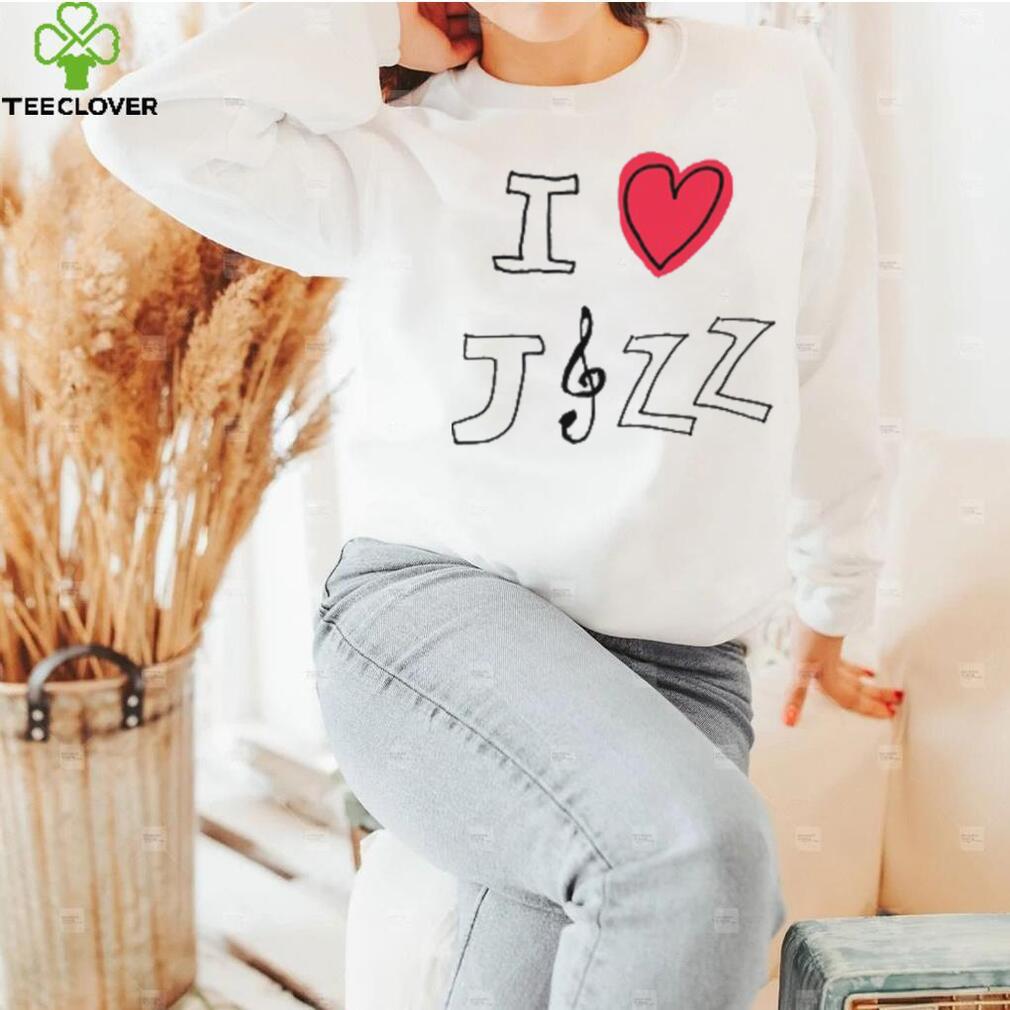 I Heart Jazz Tee Ethically Made T Shirts I Heart Jazz Tee Ethically Made T Shirts