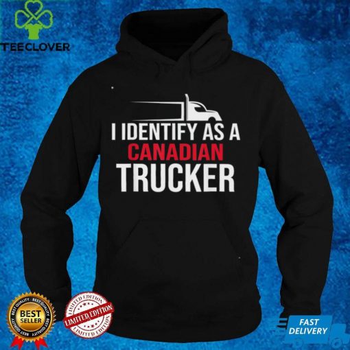 I Identify As A Canadian Trucker Support 2022 Tee Shirt