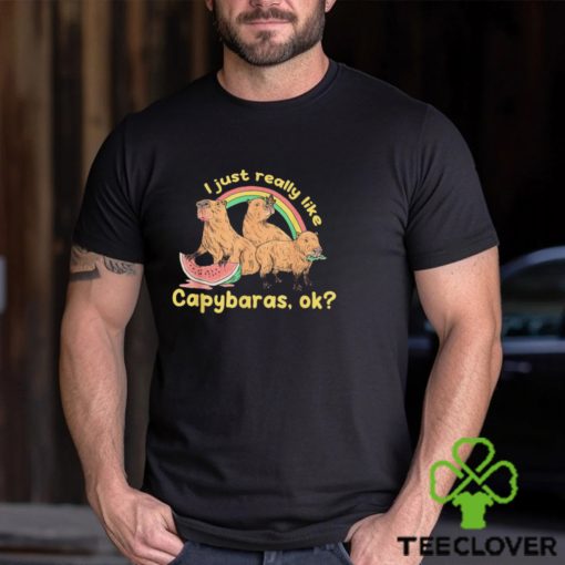 I Just Really Like Capybaras Ok Capybara Lover T Shirt