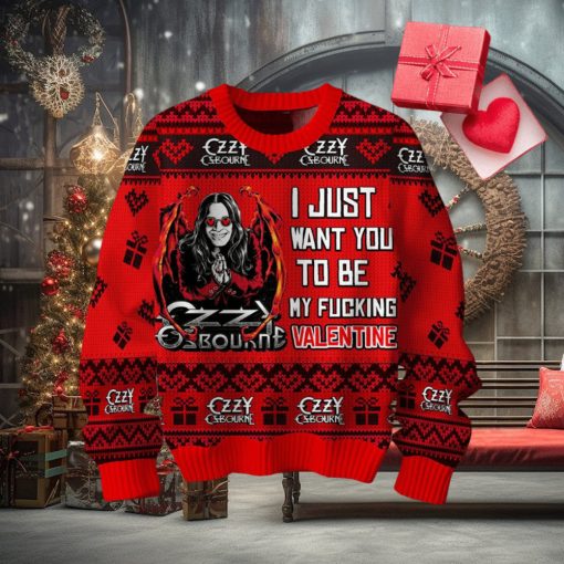 I Just Want You To Be My Fucking Valentine Ozzy Osbourne Sweater