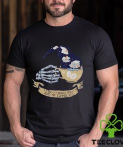 I Like My Books Spicy And Coffee Icy Book Lover Funny Bookish Tee Bookworm T Shirt Classic