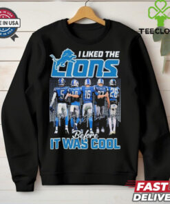 I Liked The Detroit Lions Before It Was Cool signatures T Shirt