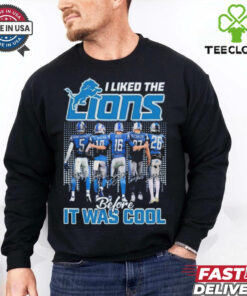 I Liked The Detroit Lions Before It Was Cool signatures T Shirt 2 I Liked The Detroit Lions Before It Was Cool signatures T Shirt