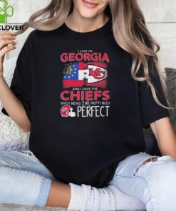 I Live In Georgia And I Love The Kansas City Chiefs Which Means I’m Pretty Much Perfect T Shirt 2 I Live In Georgia And I Love The Kansas City Chiefs Which Means I’m Pretty Much Perfect T Shirt