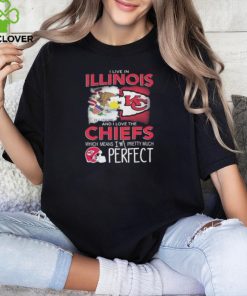I Live In Illinois And I Love The Kansas City Chiefs Which Means I’m Pretty Much Perfect T Shirt 2 I Live In Illinois And I Love The Kansas City Chiefs Which Means I’m Pretty Much Perfect T Shirt