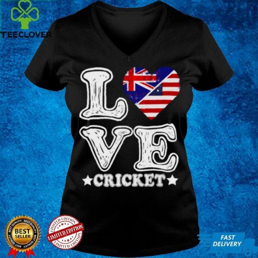 I Love America And Australia Loves Cricket Shirt