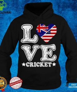 I Love America And Australia Loves Cricket Shirt