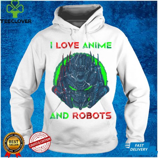 I Love Anime And Robots Otaku Manga Alien Robot Raglan Baseball Tee tee