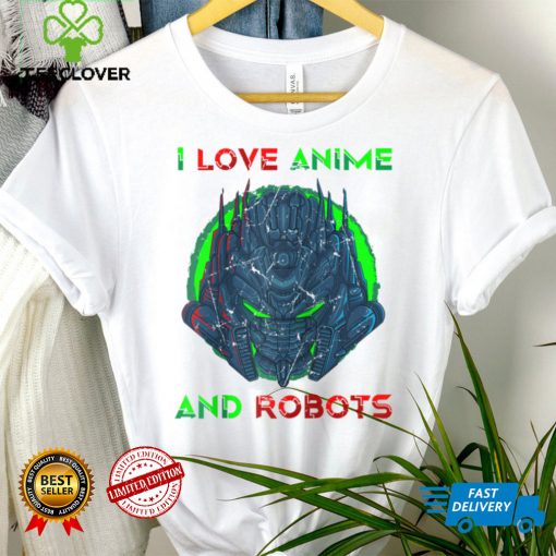 I Love Anime And Robots Otaku Manga Alien Robot Raglan Baseball Tee tee