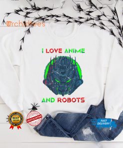 I Love Anime And Robots Otaku Manga Alien Robot T Shirt (1) tee