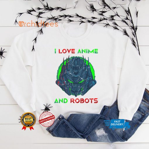 I Love Anime And Robots Otaku Manga Alien Robot T Shirt (1) tee