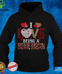 I Love Being A Theatre Director Red Plaid Hearts Valentines Tank Top