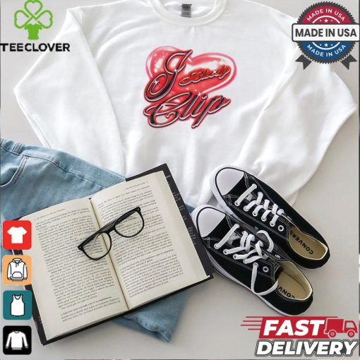 I Love Bloody Clip Airbrush Tee Shirt