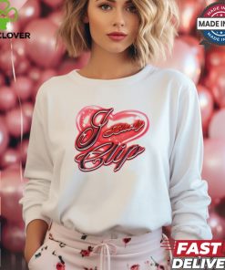 I Love Bloody Clip Airbrush Tee Shirt