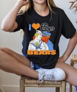 I Love Chicago Bears T Shirt