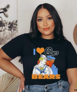 I Love Chicago Bears T Shirt