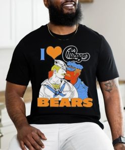 I Love Chicago Bears T Shirt