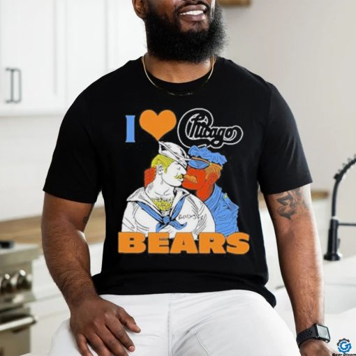 I Love Chicago Bears T Shirt